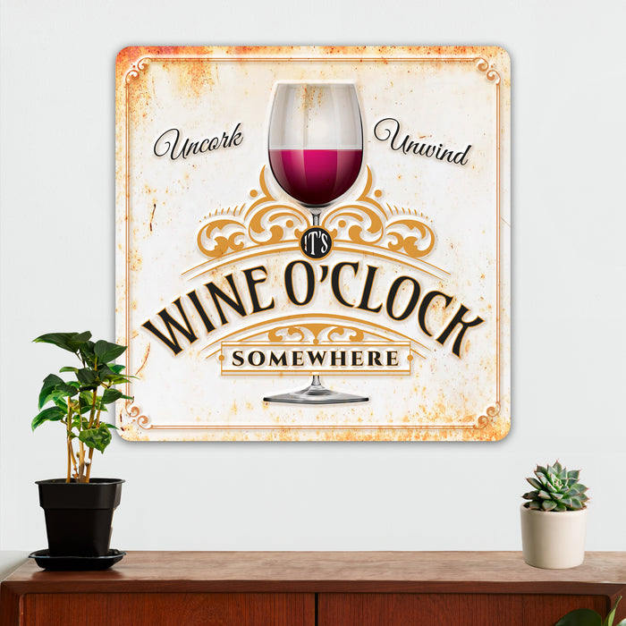 It's Wine O'Clock Mini Cutting Board - Queen B Home