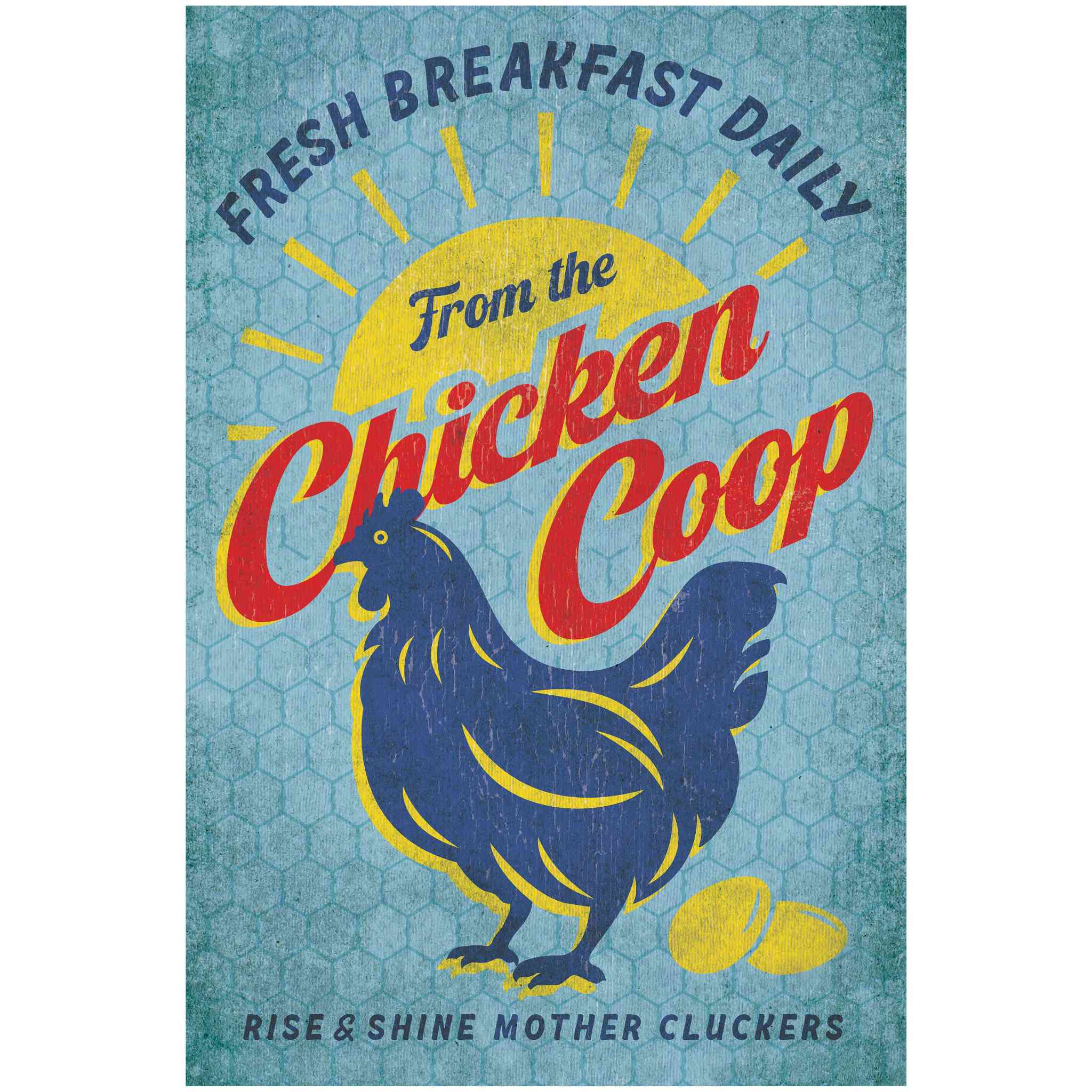 Farmhouse Kitchen Wall Decor - Chicken Coop - Canvas Sign